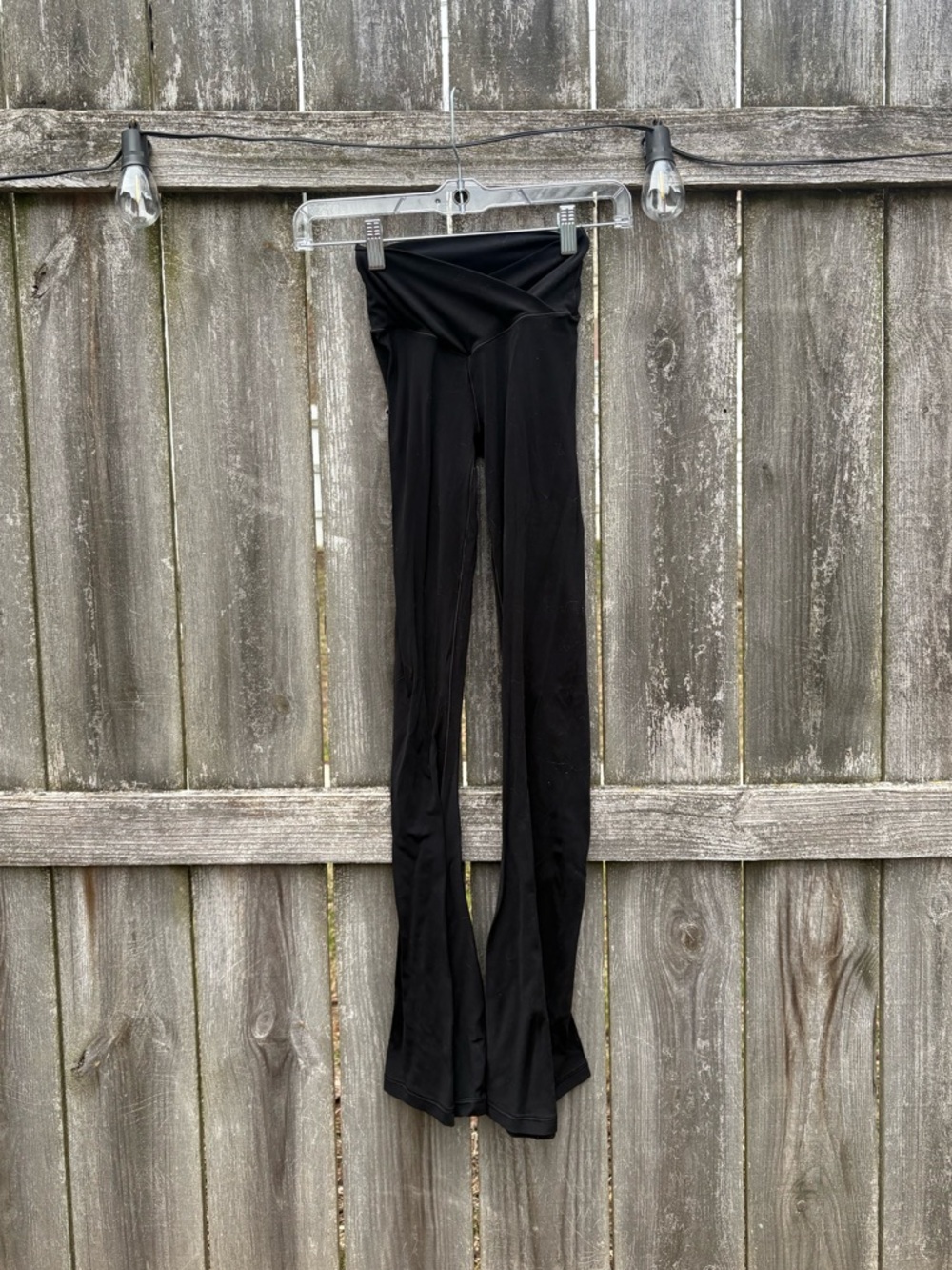 Offline by Aerie Crossover Black Yoga Pants